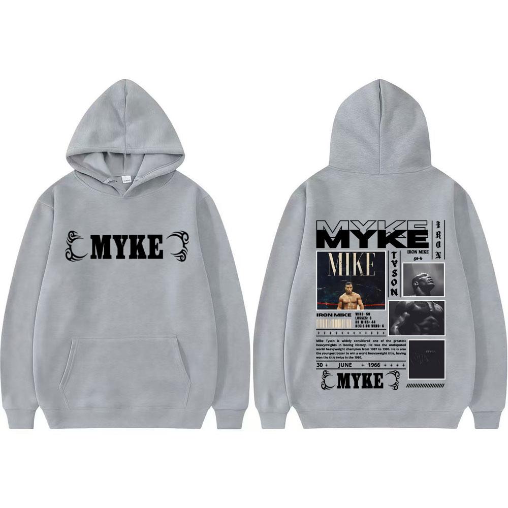 Limited Iron Mike Tyson Print Pullover Men Women Clothing High Quality Casual Hoodie Unisex Vintage Harajuku Classic Sweatshirts
