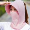 1Pcs Summer Ice Silk Hats For Women Sun Hat With Breathable Suncreen Outdoor Bicycling Beach Cap Mountaineering Scarf