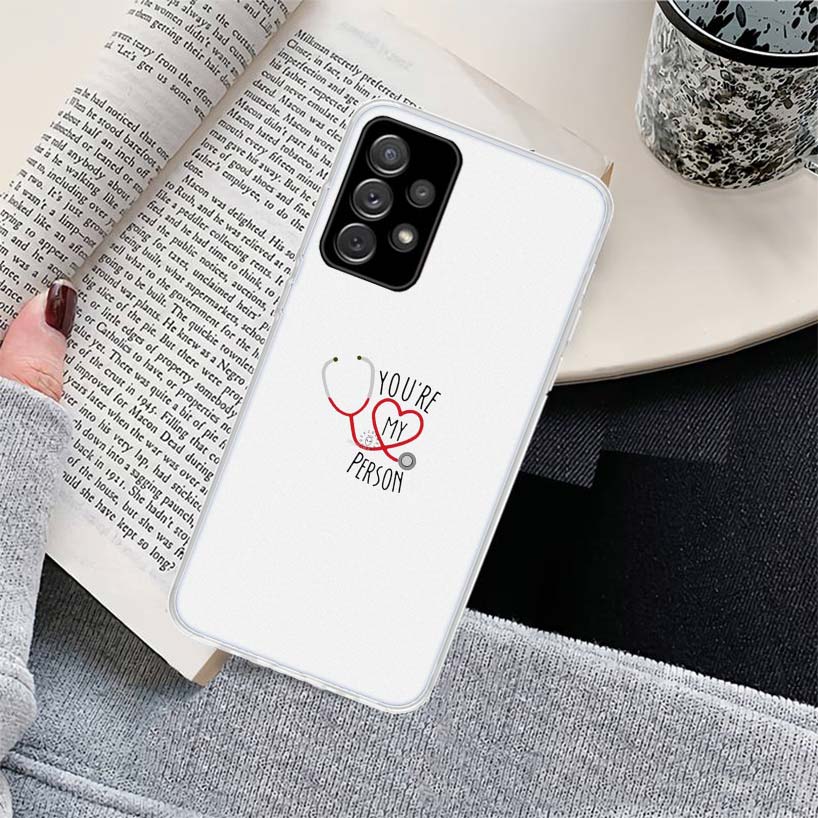 Nurse Medical Medicine Phone Case for Samsung Galaxy A17 A16 A15 A14 A13 A57 A56 A55 A54 A53 A37 A36 A35 A34 A33 A26 A25 A24 A23