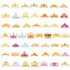 100 Fairy Tale Crown Castle Series Waterproof Stickers Children's Reward Stickers Mobile Phone Case Children's Toy Decoration