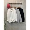 C S In The Room Men Kui baSiC Half Zip overSized Long Sleeve SweatShirt 3Color