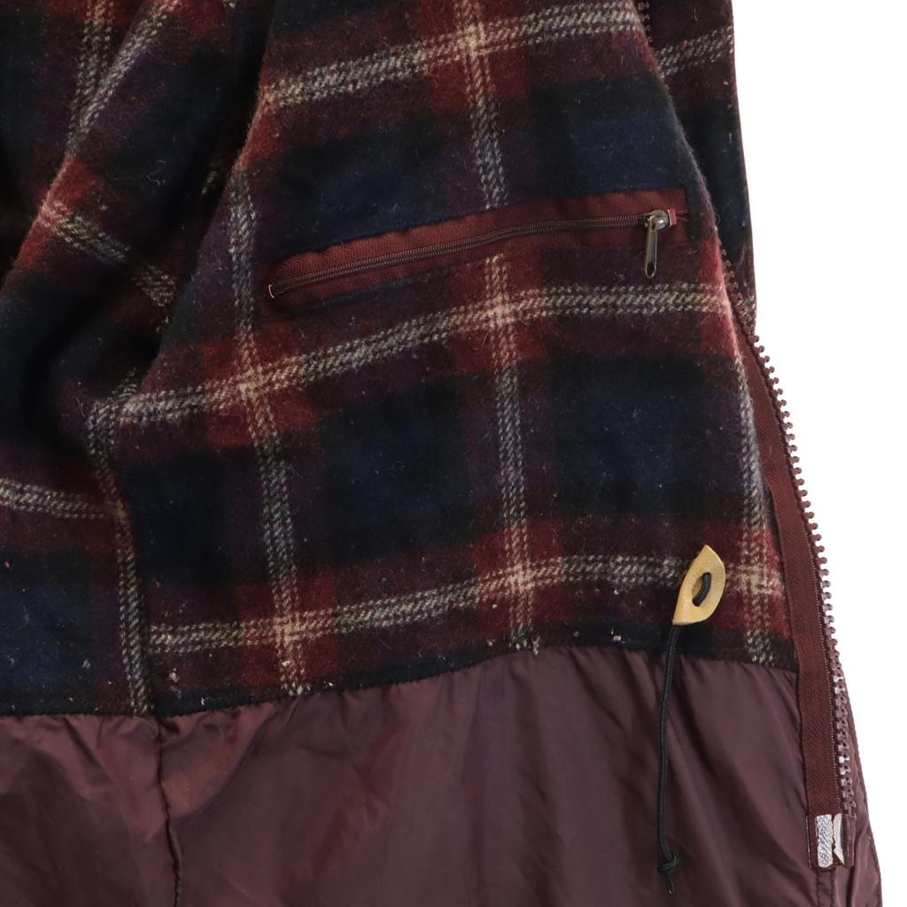 WOOLRICH 80s Made in USA Vintage Mountain parka Bordeaux series Men's Used