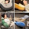 Adjustable Reading Pillow Ergonomic Back Support Cushion 1PC Washable Cover Lumbar Pillow for Bed Sofa Floor Home Use