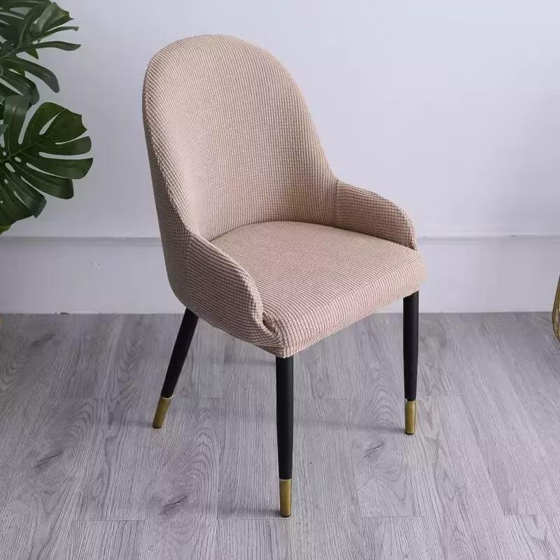 Elastic Jacquard Curved Pineapple Chair Cover with Armrests - Universal, Dustproof, Four Seasons Use