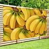 2D plane bright yellow banana background fabric suitable for party decoration room decoration polyester fiber