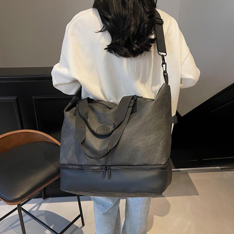 Men's and Women's Shoes with Bags for Men and Women's Outings, Travel Bags for Dry and Wet Separation Sports Yoga Fitness Bags for Pulling Rods