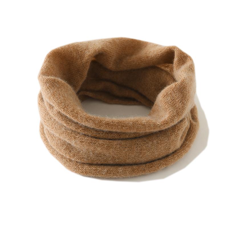 Alashan 100% Cashmere Small Scarf for Men, Autumn and Winter Knitted Warm Neck Warmer Scarf for Women, Versatile Neck Cover