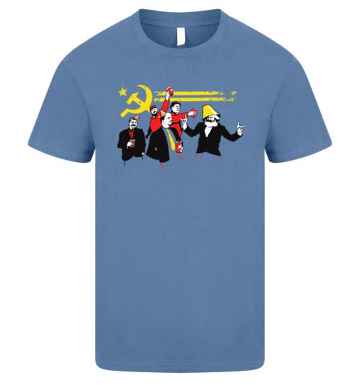 Футболка Коммунистической партии Забавная пародия СССР Советский Союз Сталин Ленин Мао Маркс GT028 M