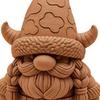 Yousheng Viking Gnome Figurine, 3D Printed Cute Nordic Dwarf Ornament, Whimsical Little Man Ornament Desk Decor for Home