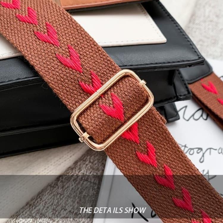 Women's fashion broadband shoulder messenger bag small square bag
