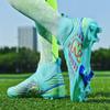 Sapatos de futebol masculino borracha fundo macio arte gramado profissional juventude botas de futebol tamanho grande