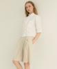 THEFRHT Two-Button Single-Pleat Bermuda Shorts Ivory