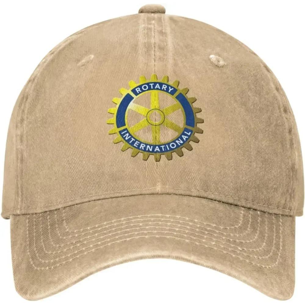 Rotary-International Hat Adjustable Baseball Cap Cotton Cowboy Hat, Fashionable for Man Woman