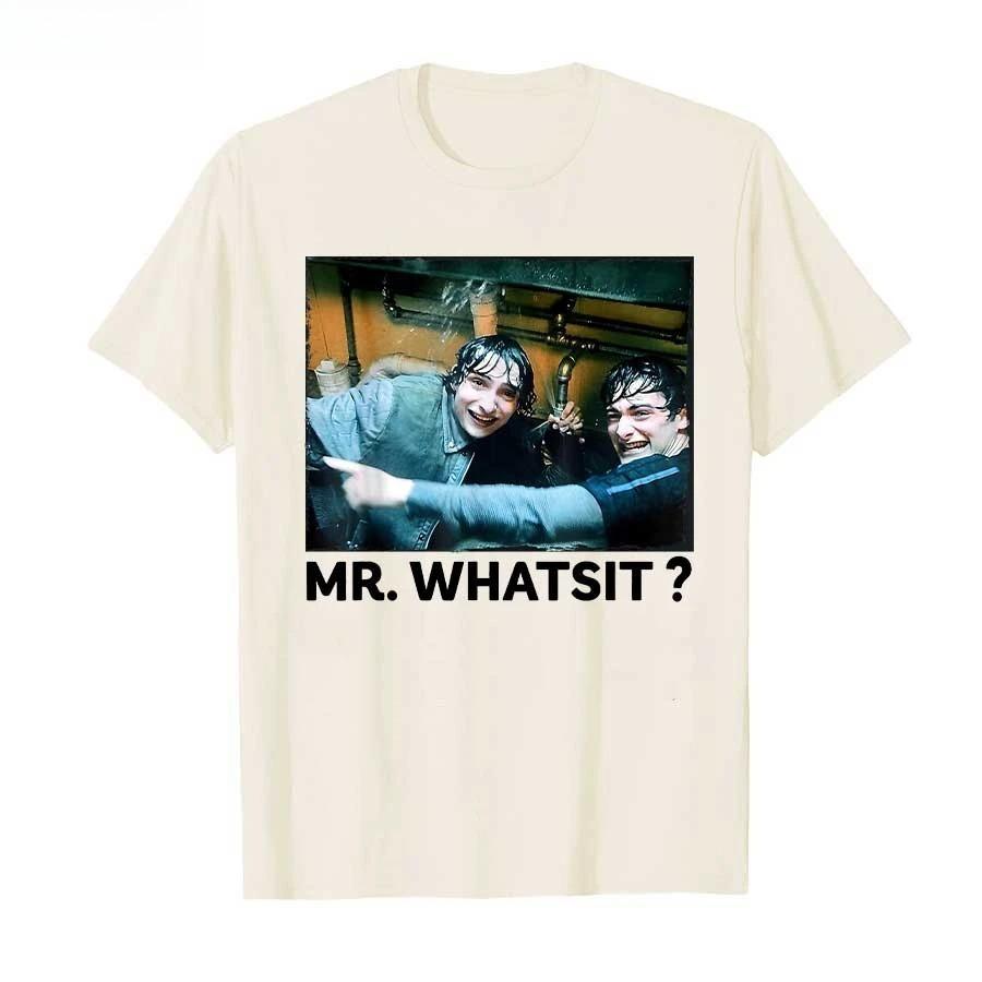 Heißer Verkauf Mr Whatsit Lustiger Grafikdruck T-Shirt Herren Damen Harajuku Mode Baumwolle Rundhals Oberteile Übergroß Lässig Sommer Neues T-Shirt