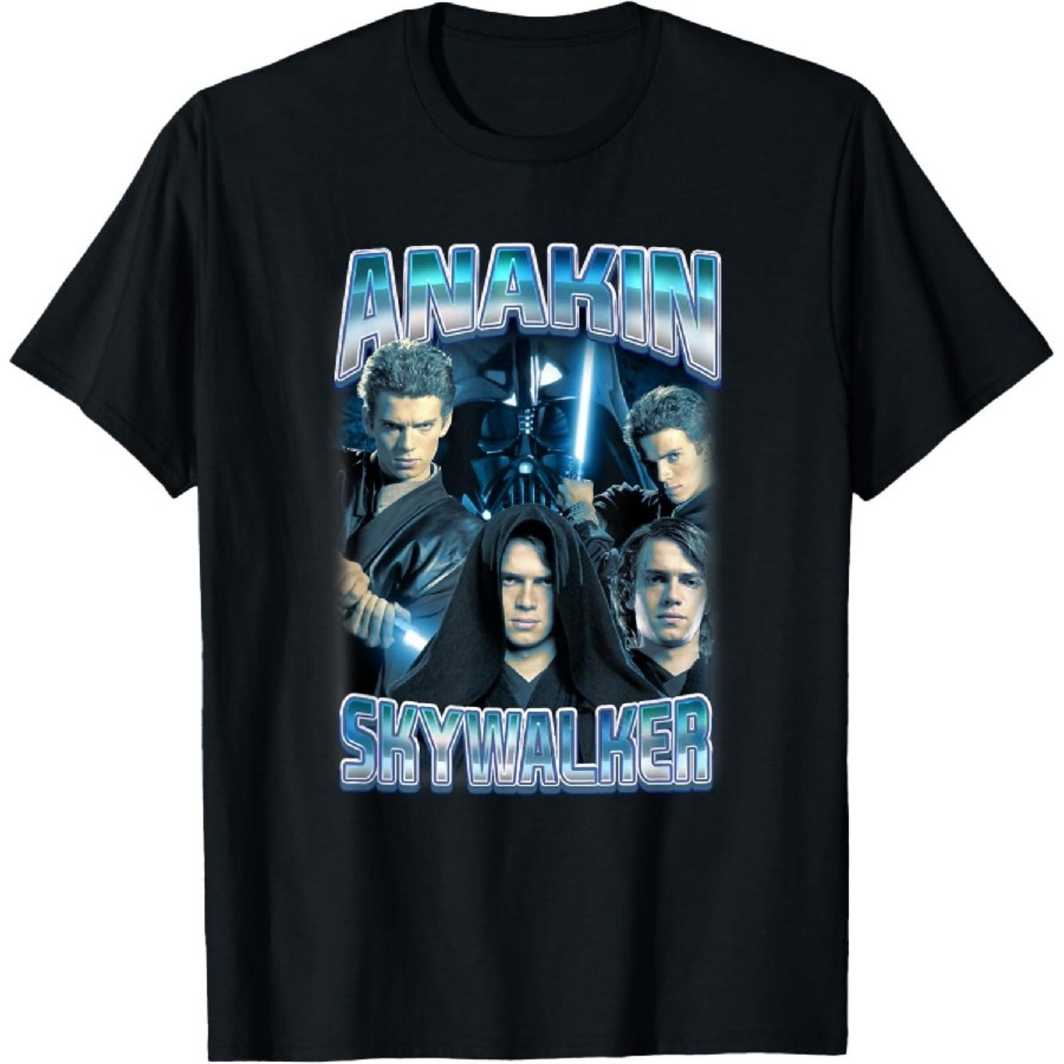 

Star Wars Classic Anakin Skywalker Photo Collage Poster T-Shirt XXXXXL різнокольоровий