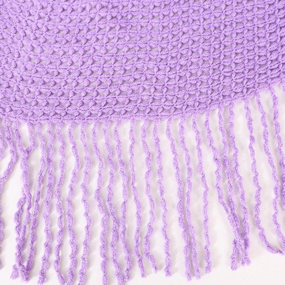Ethnic Style Ladies Tassel Cape Hollow Wraps Scarf Coat Womens Knitted Shawl
