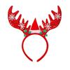 Christmas Deer Antler & Snowman Headband - Festive Party Headdress Gift