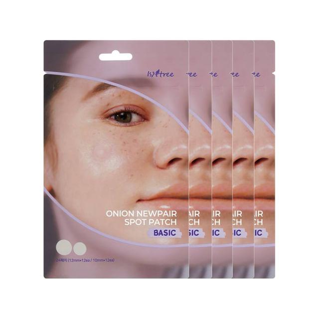 Isntree - Onion Newpair Spot Patch Basic Bundle Set 24 patches x 5 sheets
