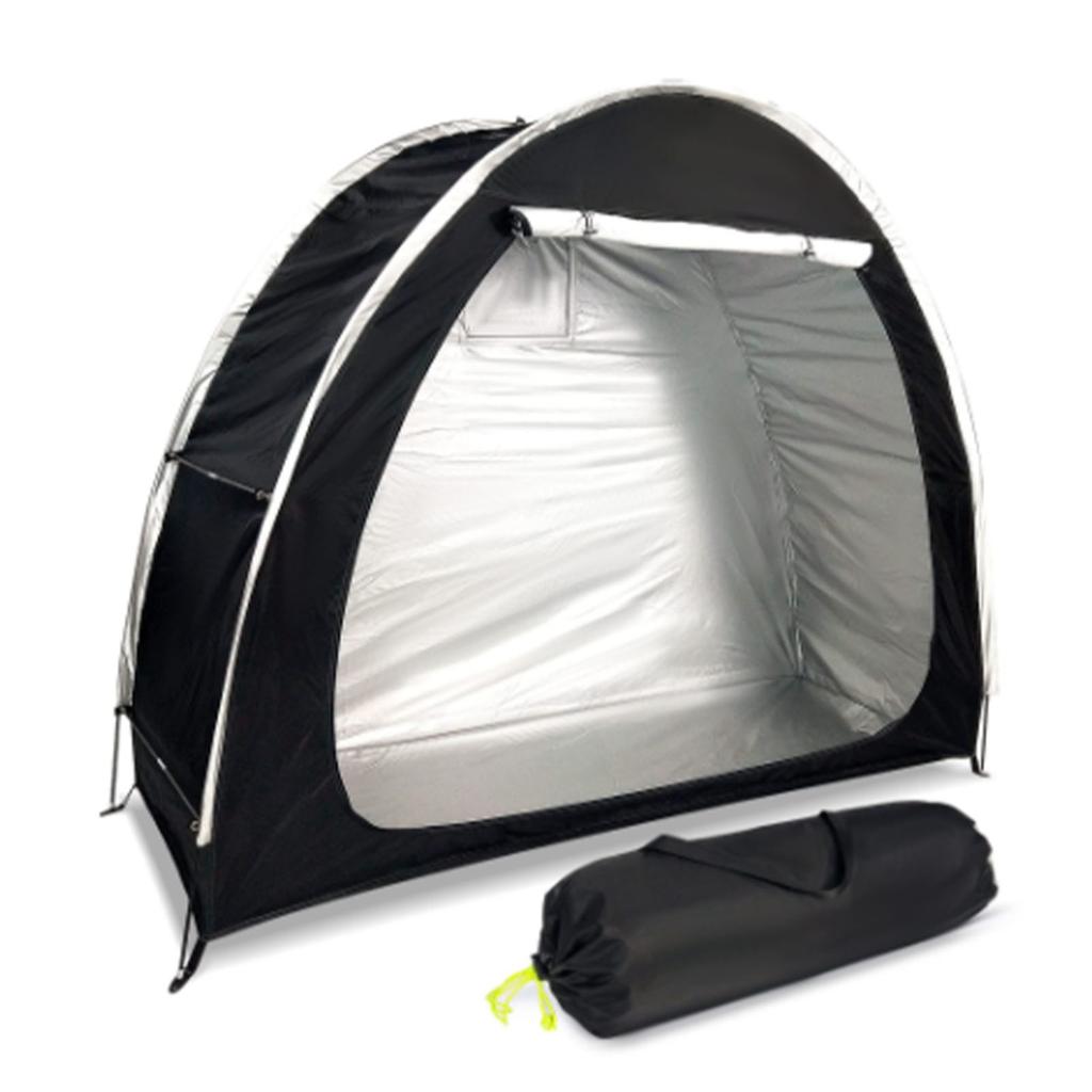 Bike Tent Waterproof Outdoor Storage Shed Cover Black Portable for Camping Hiking Garden