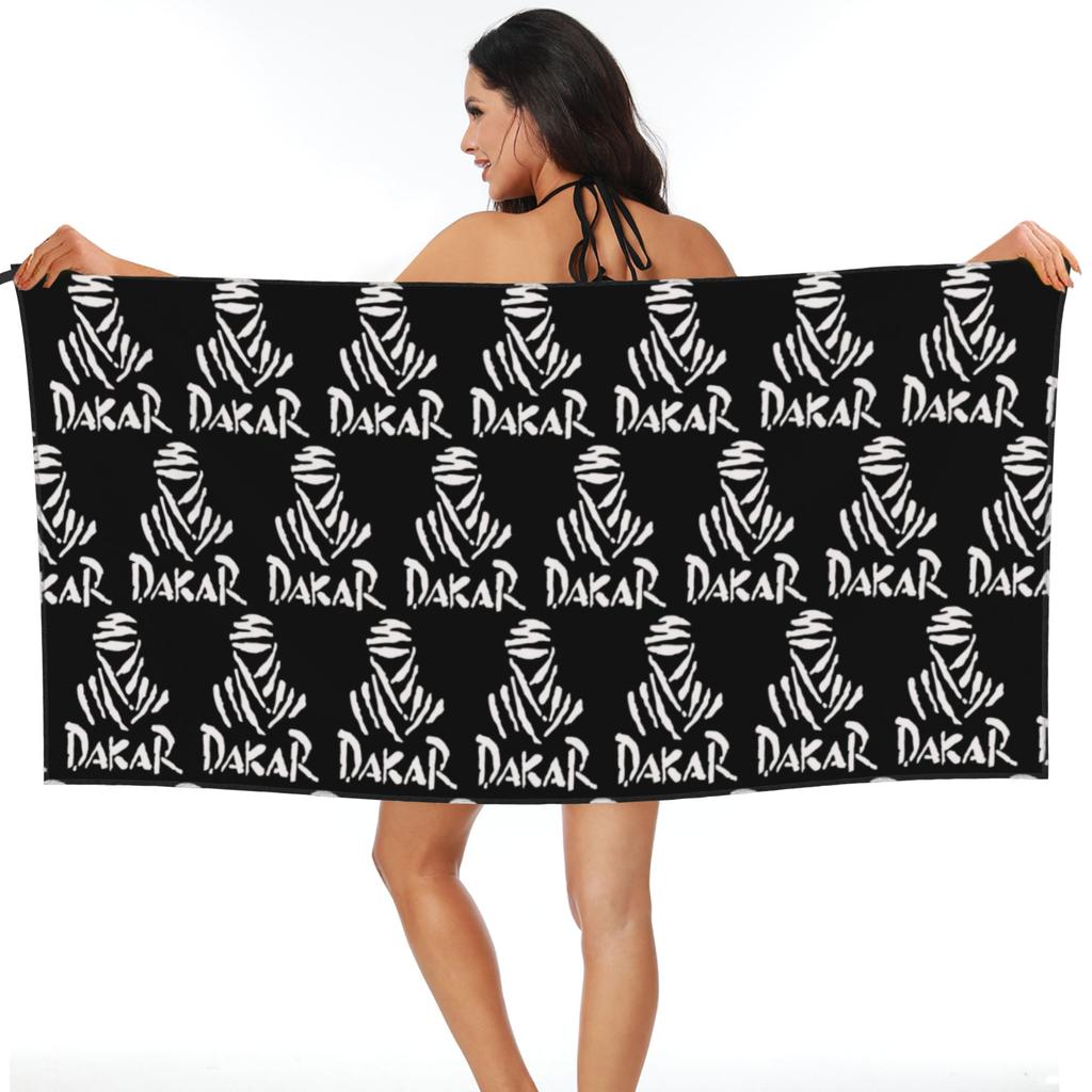 Dakar Rally Beach Towel Soft Microfiber Quick Dry Absorbent Quick Towels For Bath