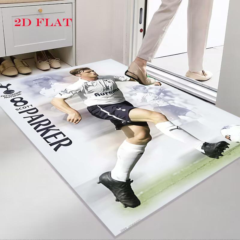 Tappeto Tottenham per Soggiorno Camera da Letto Casa Decorazione Divano, Tappetino Antiscivolo per Giochi Bambini