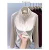 Women's Thickened Double-Sided Fleece Half-Zip Sweatshirt for Autumn and Winter