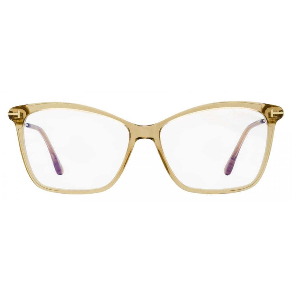 Tom Ford Women S eyeglaSSeS Tf5687 B 045 Beige Gold 56mm