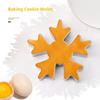 Stainless Steel Christmas Snowflake Cookie Molds Baking Tool For Holiday Dessert And Pastries Kitchen Bakeware