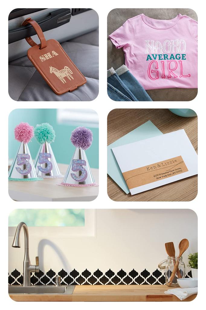 Cricut Joy Starter Bundle Handmade Craft DIY Portable Cutting Compatible Machine/Iron-on/Vinyl/Paper/Stickers/Bluetooth (iOS/Android/Windows)