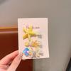Summer Ocean Starfish Shell Hairpin Cute Children'S Hairpin Duck Beak Clip Pearl Hair Accessories Headgear Clip Girl