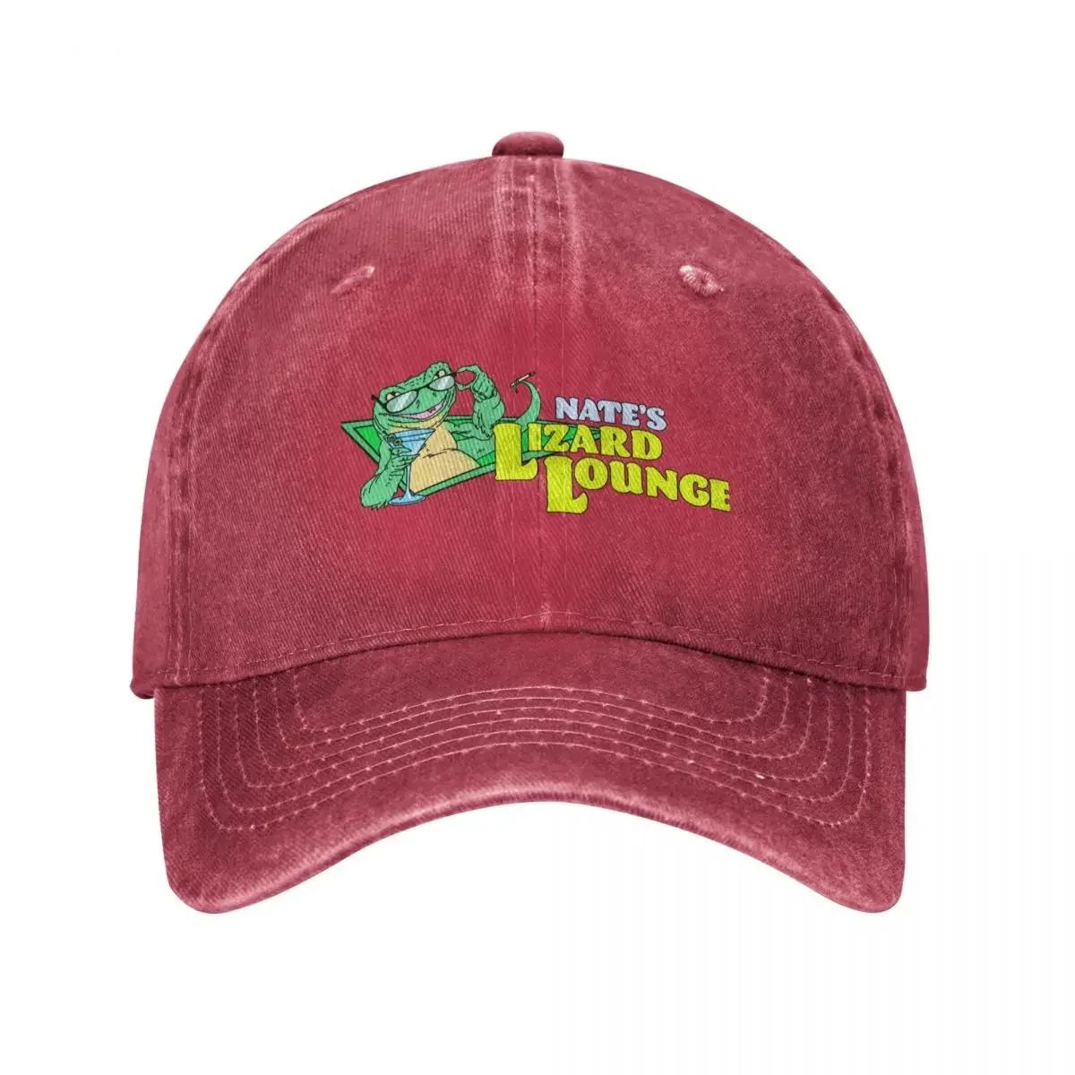 Nates Lizard Lounge The Rehearsal Logo Baseball Cap Custom Cap Beach Outing Brand Unisex cap Icon Womens Golf Wear Unisexs