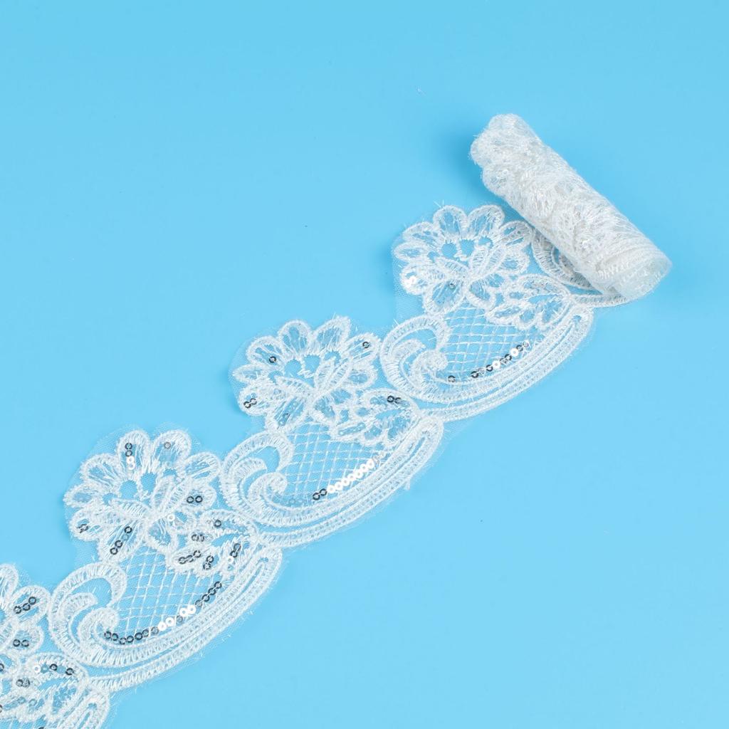 9Cm Car Bone Beads Lace Wedding Dress Lace Clothing Decorative Clothes Cuffs Neckline Car Bone Lace Embroidery