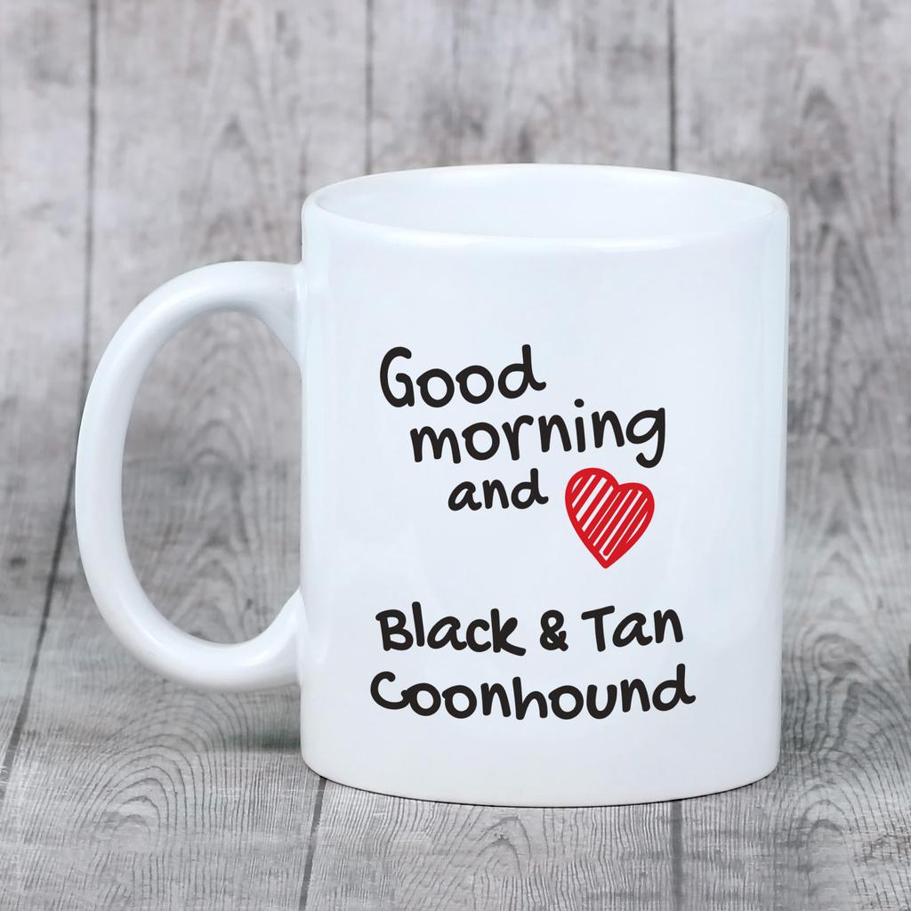 Black and Tan Coonhound - Cup with a Dog, Personalized Cup with a Print, a Classic Gift for Everyone from the Art-Dog Brand