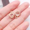 D.I.Y. Jewelry Accessory Kit: Alloy Star, Teardrop, Heart, and Plum Blossom Pendants for Necklaces & Earrings