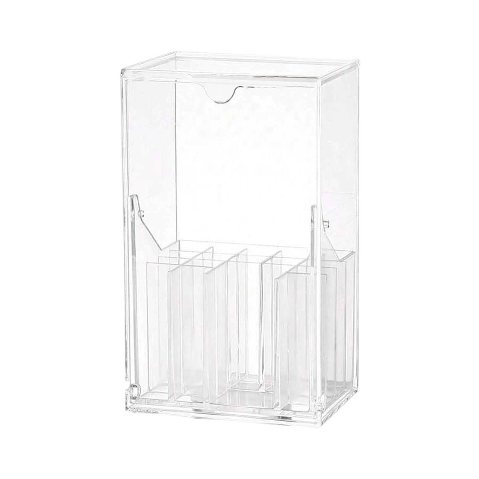 

Acrylic Napkin Holder with Vertical Compartment Design for Home Office or Restaurant Storage and Organization one size