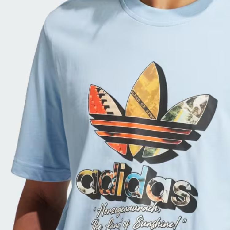 Adidas Originals Skin-Friendly Trendy Comfortable T-Shirt Men tops JP2667