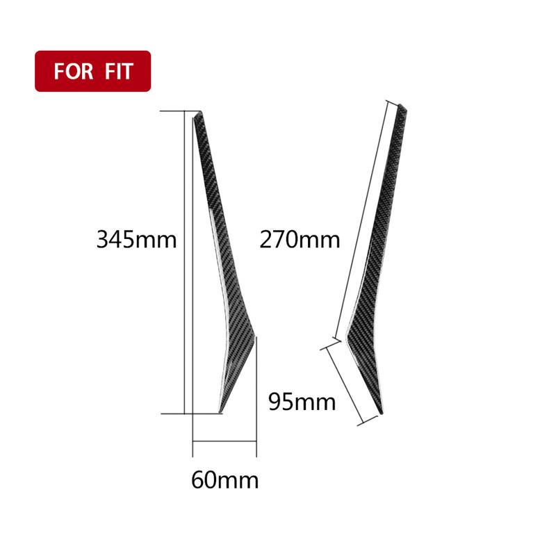 

подходит для Honda fit Jazz 2014-2016 автомобильные аксессуары наклейка на фару автомобиля карбоновая лампа бровь голова украшение чёрный