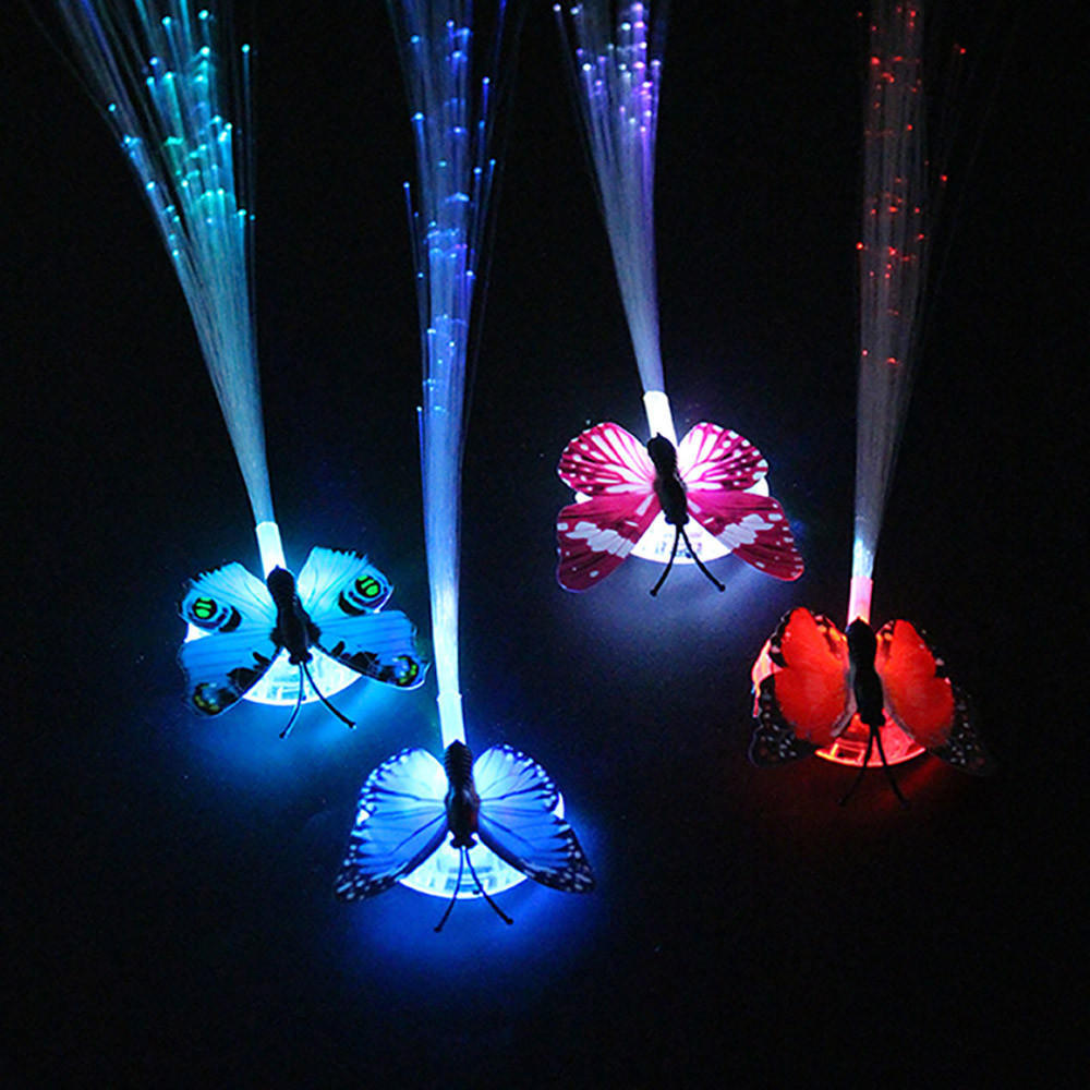 LED Wigs Glowing Flash Ligth Hair Braid Clip Hairpin Christmas Birthday Toy