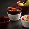 Cloud Underglaze Rice Bowl Household New Japanese Ceramic Bowl High-End Small Bowl Height Anti-Scalding Porridge Bowl