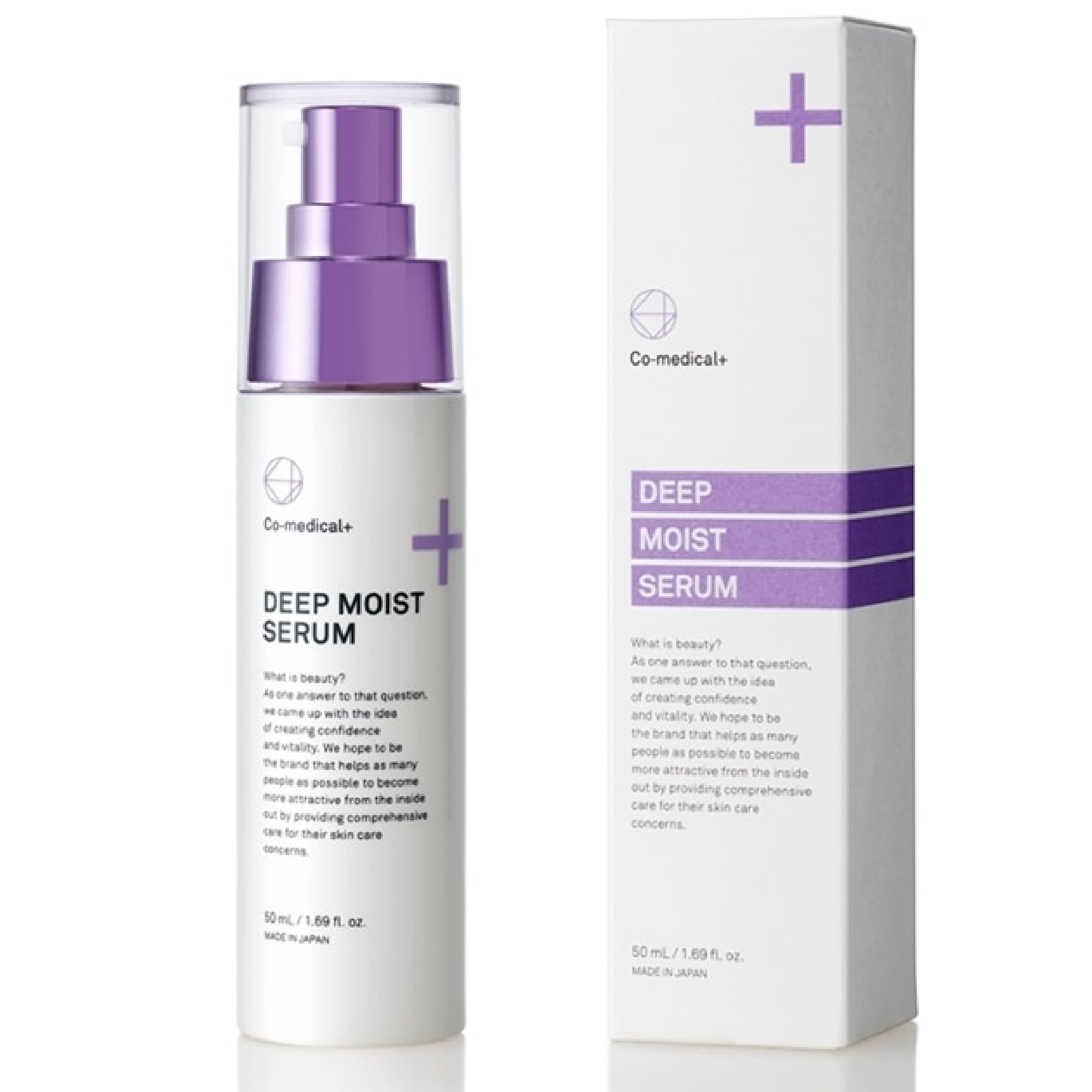 

Deep Moist Serum serum with liposome beauty Relaxes and moisturizes skin for smooth The ingredients penetrate deeply into the Co-medical+ Gel-type