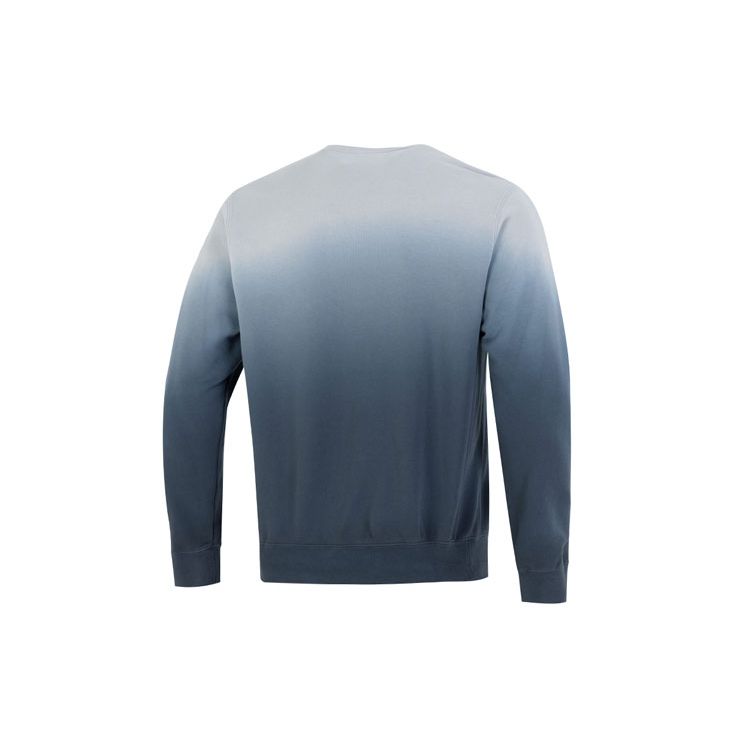 Nike Logo Print Casual Loose Long Sleeve Crew Neck Sweatshirt Men Tops Blue DQ4628-070