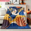 Flannel Blanket 1pc Colorful Plant Abstract Design Soft Air Conditioning Blankets Office Sofa Blankets Nap Blankets Camping Blanke