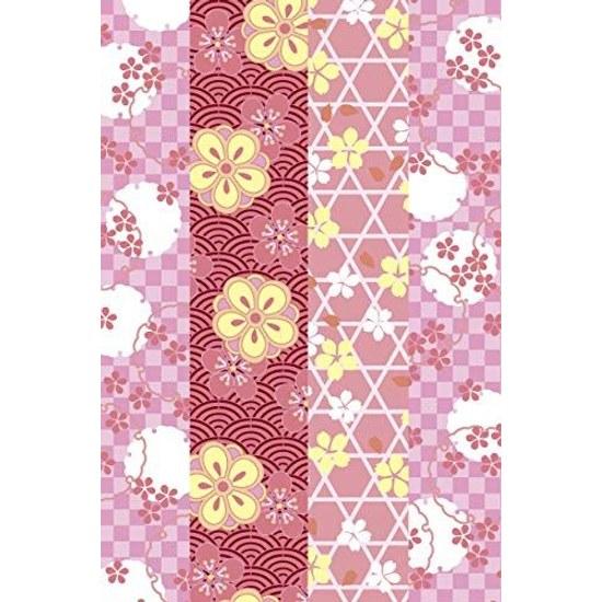 Goshuincho Kyoto Flower Pattern (Pink)