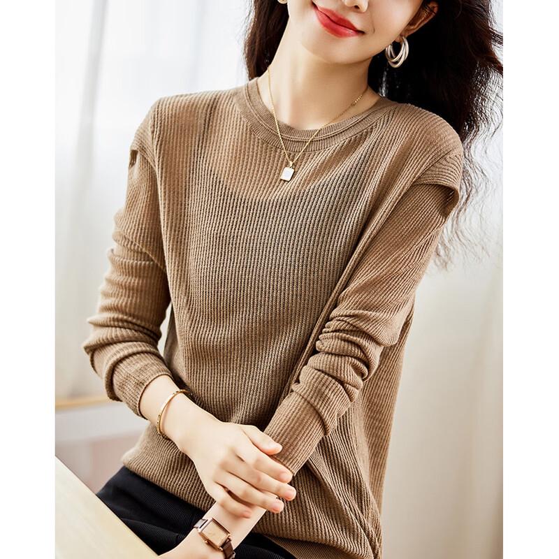 

Firstview Women s Long-Sleeve Casual Sweater One Size