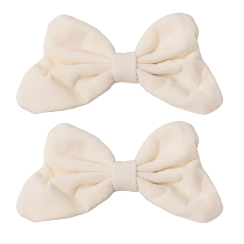 

2Pcs Eye Catching Curtain Holders Cute Bows Shape Fashion Accessories for Living Room or Bedroom Window Decoration бежевий