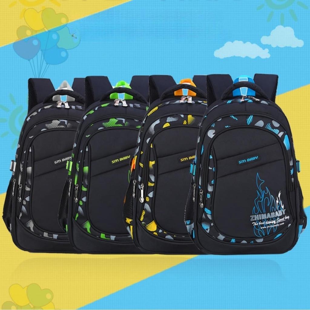 Bansusu Student Star Pattern Stylish and Outdoor Backpack for Boys and for Field Mountain and Elementary and Junior High School Students Backpack,