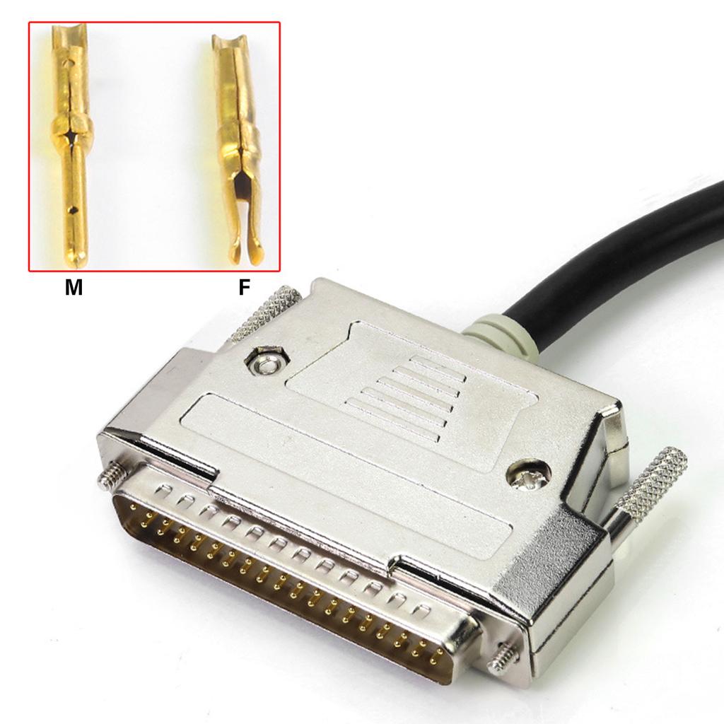 Quality DB37 Cable DB37 Male To Male Copper Extension Cable 37 Pin Cable Shielded Cord for Secure Data Transmission