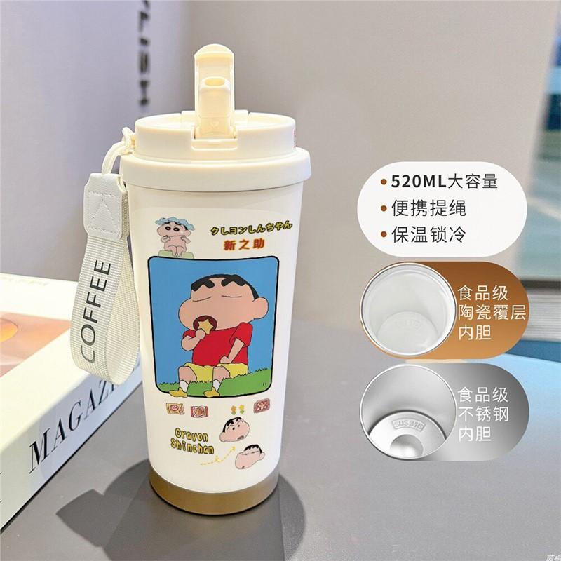 Cartoon Xiaoxin Thermos Cup 111 Stainless Steel Student High Value Office Coffee Cup Large Capacity Water Cup