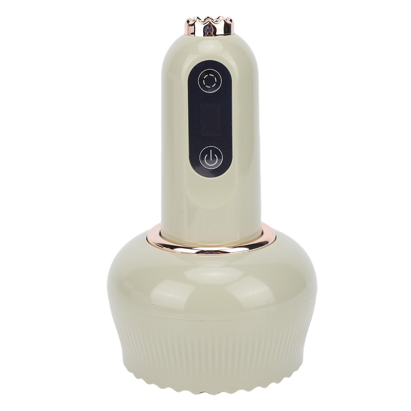 

Electric Cupping Device Stone Needle Vacuum Smart Cupping Massager with Red LED Light Heating 8 Steel Balls for Legs Arms Abdomen