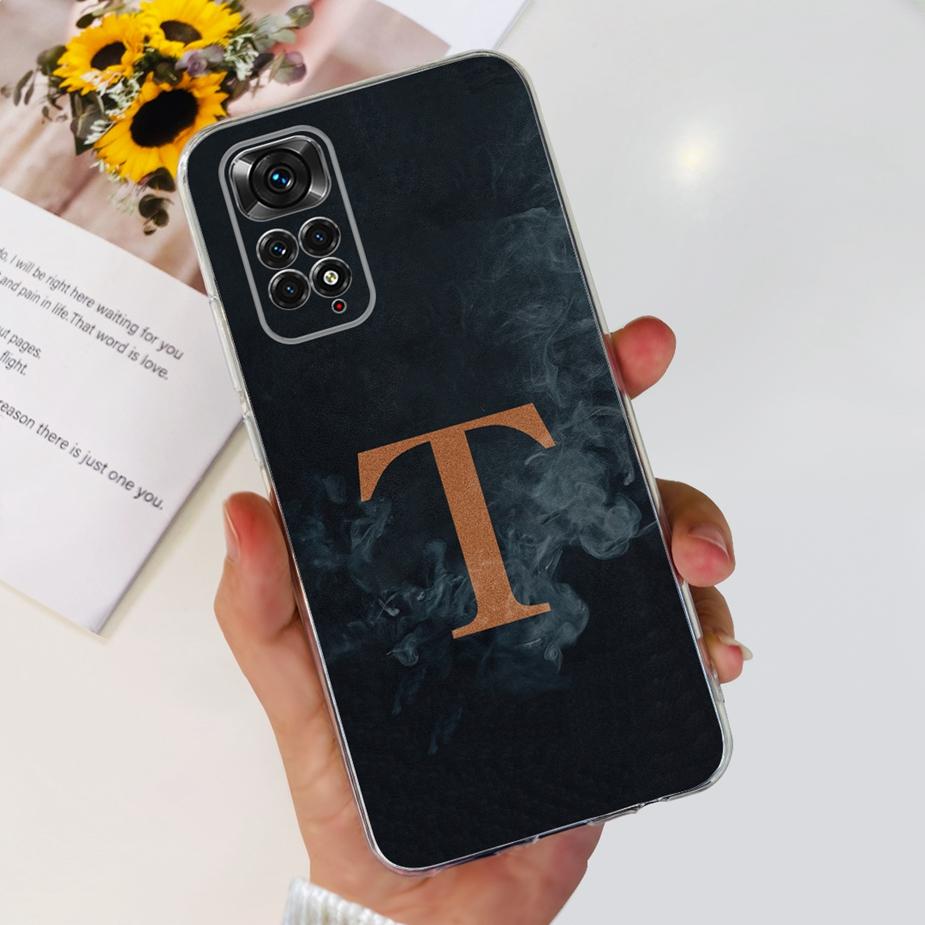 For Xiaomi Redmi Note 11 4G Case Redmi Note 11S Stylish Letters Cover Soft Silicone Phone Case For Redmi Note 11 Pro Plus Fundas
